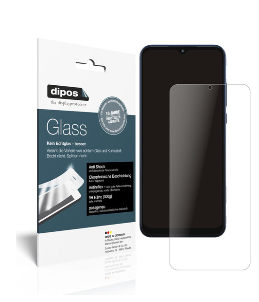 Matte Displayschutzfolie von dipos passend für Motorola Moto G Play (2021), 9H kratzfest und blasenfrei montiert