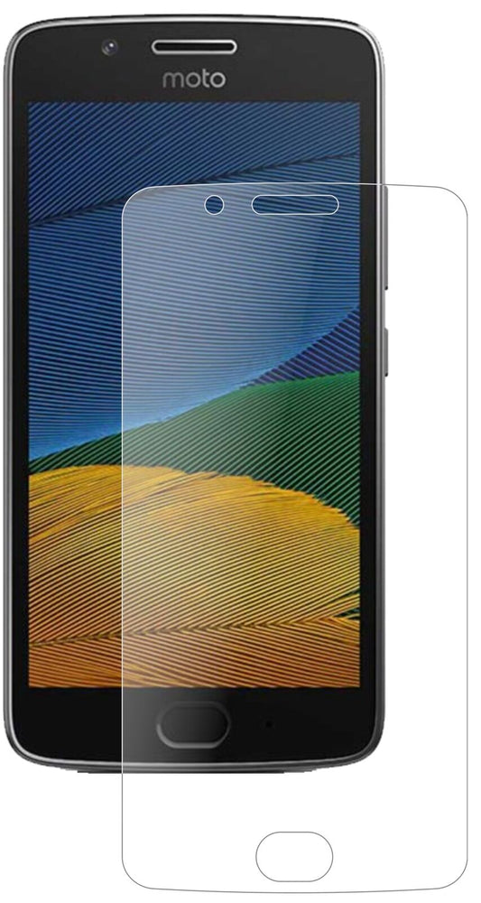 Matte Displayschutzfolie von dipos passend für Motorola Moto G5 Plus, 9H kratzfest und blasenfrei montiert