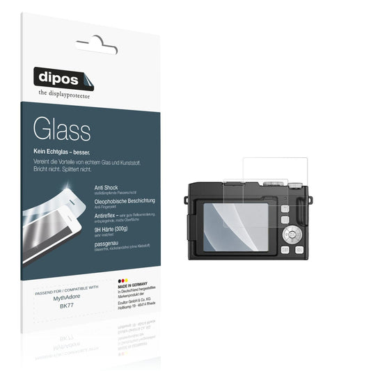 Matte Displayschutzfolie von dipos passend für MythAdore BK77, 9H kratzfest und blasenfrei montiert