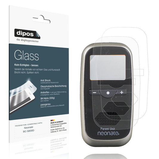 Matte Displayschutzfolie von dipos passend für Neonate BC-5800D, 9H kratzfest und blasenfrei montiert