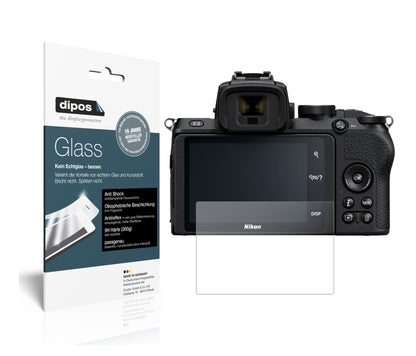 Matte Displayschutzfolie von dipos passend für Nikon Z50, 9H kratzfest und blasenfrei montiert