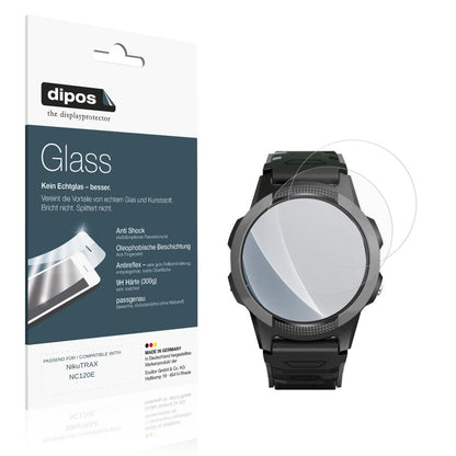Matte Displayschutzfolie von dipos passend für NikuTRAX NC120E, 9H kratzfest und blasenfrei montiert