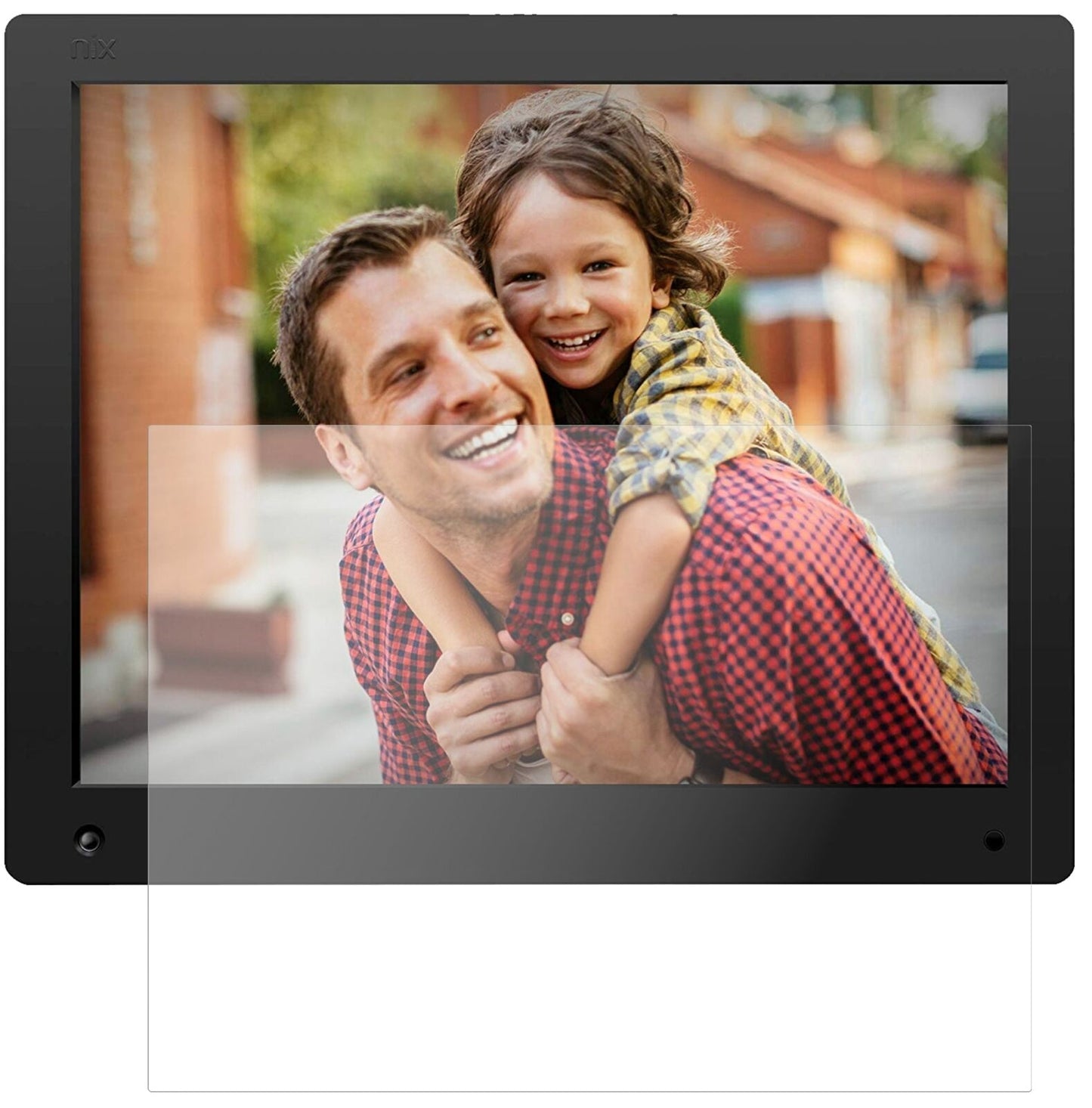 Matte Displayschutzfolie von dipos passend für NIX Advance 15 Zoll, 9H kratzfest und blasenfrei montiert