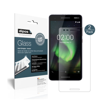 Matte Displayschutzfolie von dipos passend für Nokia 46024, 9H kratzfest und blasenfrei montiert
