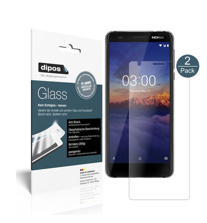 Matte Displayschutzfolie von dipos passend für Nokia 46025, 9H kratzfest und blasenfrei montiert