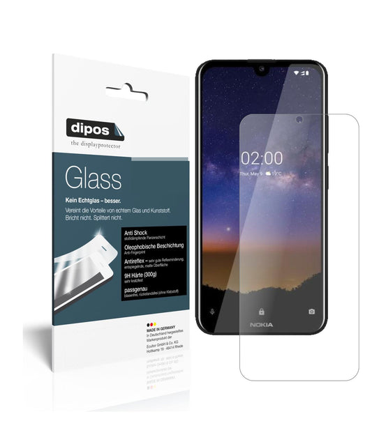 Matte Displayschutzfolie von dipos passend für Nokia 46055, 9H kratzfest und blasenfrei montiert