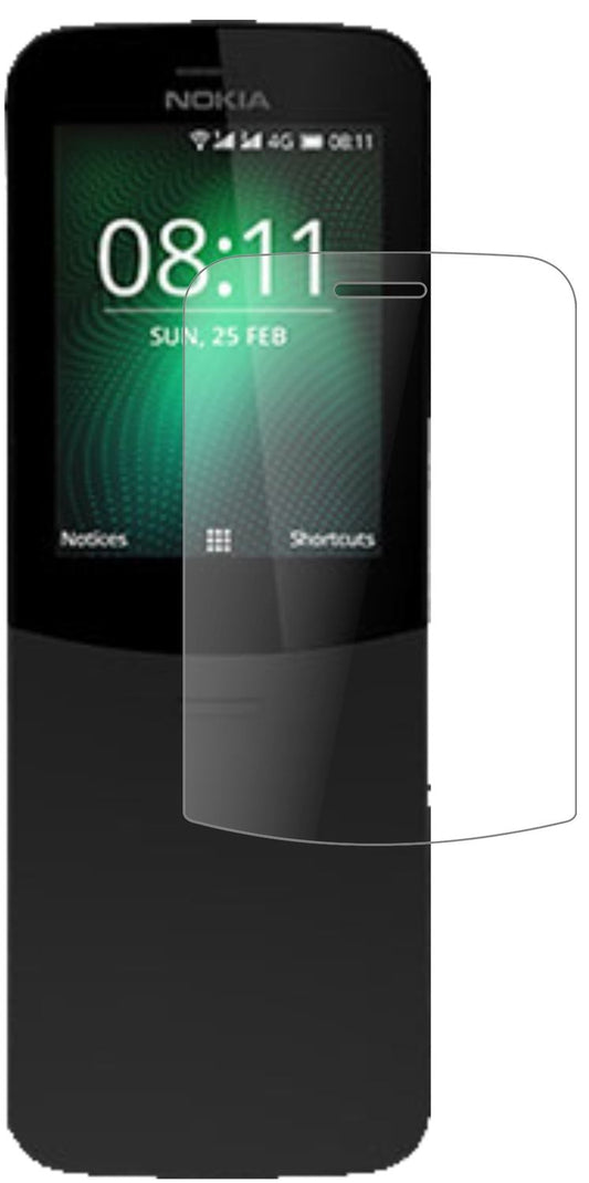 Matte Displayschutzfolie von dipos passend für Nokia 8110 4G, 9H kratzfest und blasenfrei montiert
