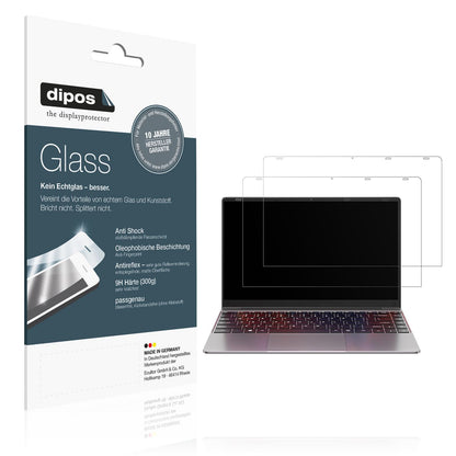 Matte Displayschutzfolie von dipos passend für Notodd N200 14 Zoll, 9H kratzfest und blasenfrei montiert