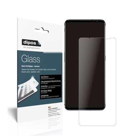 Matte Displayschutzfolie von dipos passend für nubia Red Magic 6 Pro, 9H kratzfest und blasenfrei montiert