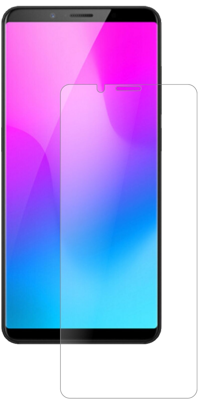 Matte Displayschutzfolie von dipos passend für Nubia Z18 Mini, 9H kratzfest und blasenfrei montiert