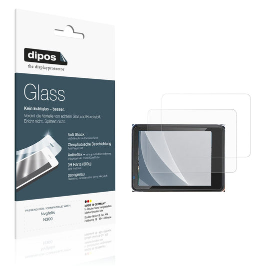 Matte Displayschutzfolie von dipos passend für Nvgfelis N300, 9H kratzfest und blasenfrei montiert