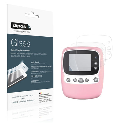 Matte Displayschutzfolie von dipos passend für OKA DPMK1 Sofortbild-Kamera, 9H kratzfest und blasenfrei montiert