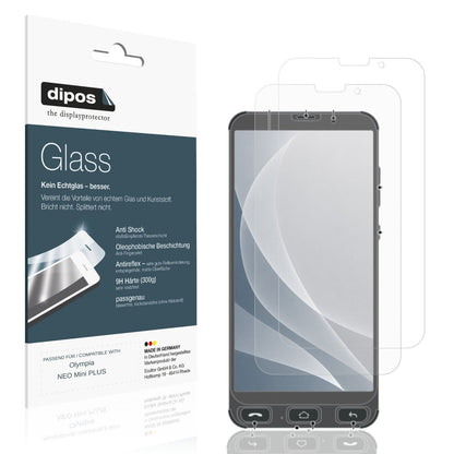 Matte Displayschutzfolie von dipos passend für Olympia NEO Mini PLUS, 9H kratzfest und blasenfrei montiert