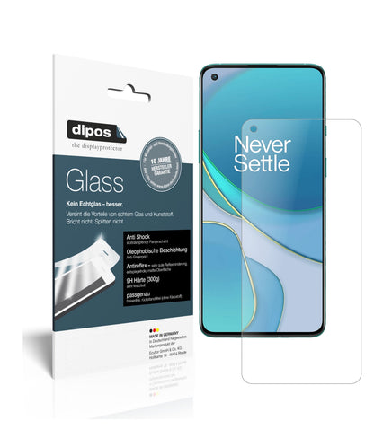 Matte Displayschutzfolie von dipos passend für OnePlus 8T, 9H kratzfest und blasenfrei montiert