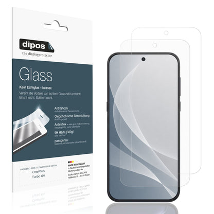 Matte Displayschutzfolie von dipos passend für OnePlus Turbo 6V, 9H kratzfest und blasenfrei montiert