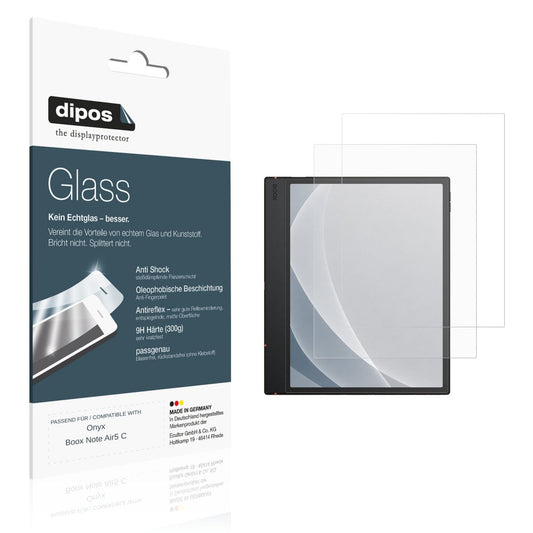 Matte Displayschutzfolie von dipos passend für Onyx Boox Note Air5 C, 9H kratzfest und blasenfrei montiert
