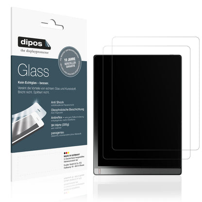 Matte Displayschutzfolie von dipos passend für Onyx Boox Tab X, 9H kratzfest und blasenfrei montiert