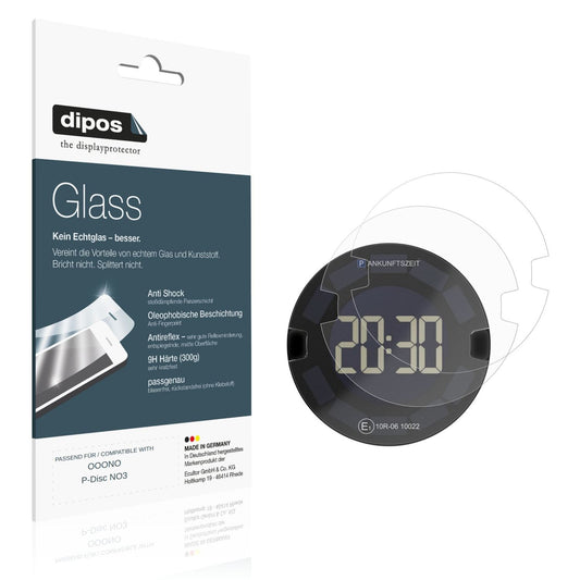 Matte Displayschutzfolie von dipos passend für OOONO P-Disc NO3, 9H kratzfest und blasenfrei montiert