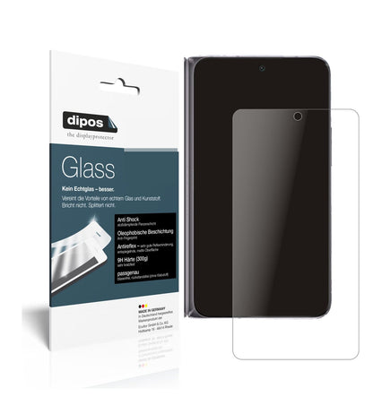 Matte Displayschutzfolie von dipos passend für Oppo Find N Rückseite, 9H kratzfest und blasenfrei montiert