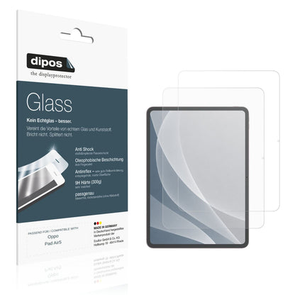 Matte Displayschutzfolie von dipos passend für Oppo Pad Air5, 9H kratzfest und blasenfrei montiert