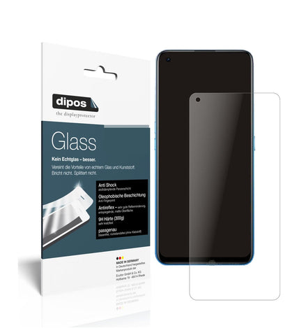 Matte Displayschutzfolie von dipos passend für Oppo Realme X7 5G, 9H kratzfest und blasenfrei montiert