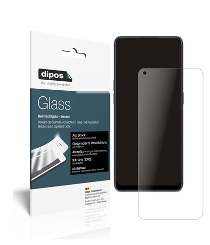 Matte Displayschutzfolie von dipos passend für Oppo Reno 7 SE, 9H kratzfest und blasenfrei montiert