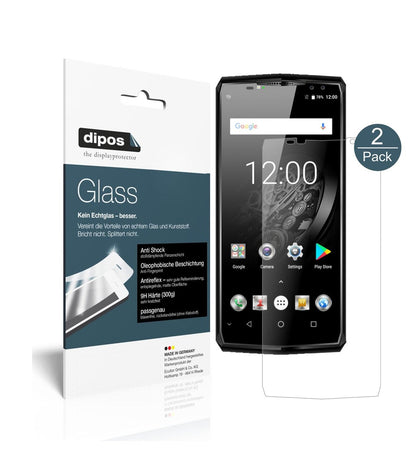 Matte Displayschutzfolie von dipos passend für Oukitel K10, 9H kratzfest und blasenfrei montiert