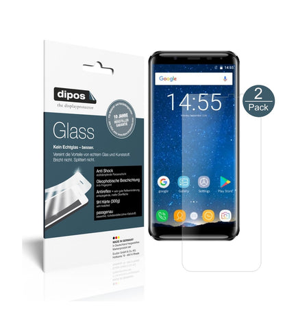 Matte Displayschutzfolie von dipos passend für Oukitel K5000, 9H kratzfest und blasenfrei montiert