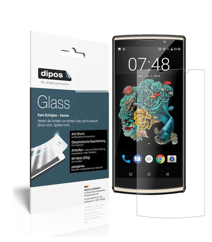 Matte Displayschutzfolie von dipos passend für Oukitel K7, 9H kratzfest und blasenfrei montiert
