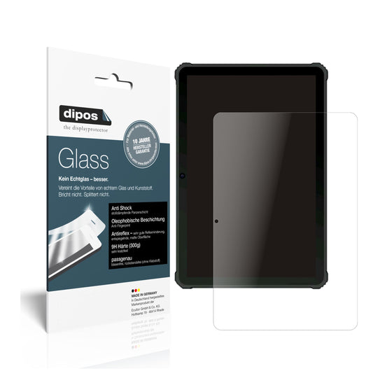 Matte Displayschutzfolie von dipos passend für Oukitel RT1, 9H kratzfest und blasenfrei montiert