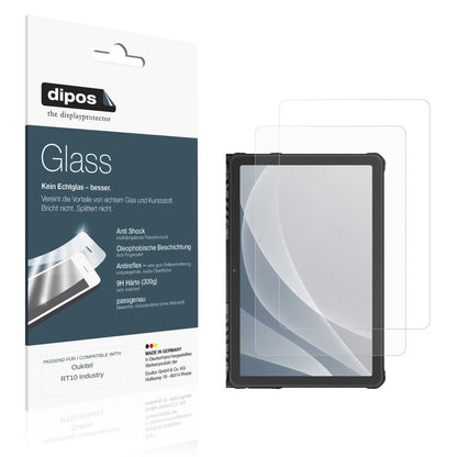 Matte Displayschutzfolie von dipos passend für Oukitel RT10 Industry, 9H kratzfest und blasenfrei montiert