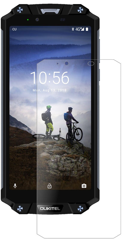 Matte Displayschutzfolie von dipos passend für Oukitel WP2, 9H kratzfest und blasenfrei montiert