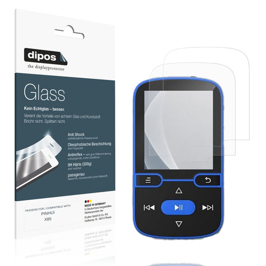 Matte Displayschutzfolie von dipos passend für PINHUI X85, 9H kratzfest und blasenfrei montiert