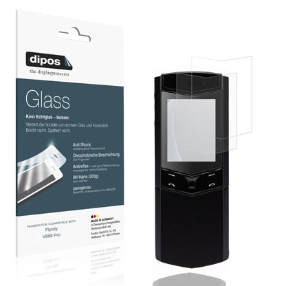 Matte Displayschutzfolie von dipos passend für Plyisty V888 Pro, 9H kratzfest und blasenfrei montiert