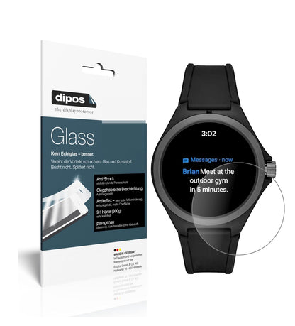 Matte Displayschutzfolie von dipos passend für Puma PT9100 Smartwatch, 9H kratzfest und blasenfrei montiert
