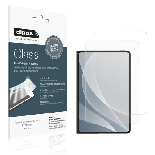 Matte Displayschutzfolie von dipos passend für RedMagic Astra 2, 9H kratzfest und blasenfrei montiert