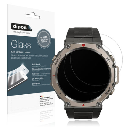 Matte Displayschutzfolie von dipos passend für Reiteag Sekoda GPS 1.43 Zoll, 9H kratzfest und blasenfrei montiert