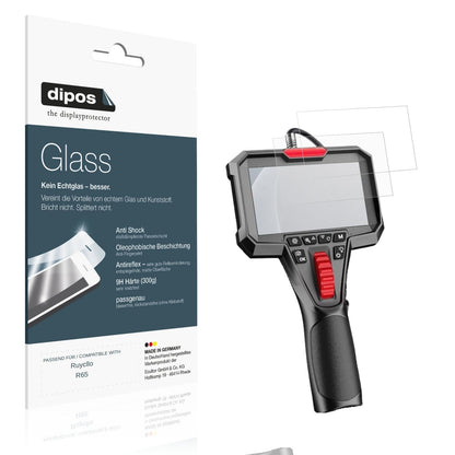 Matte Displayschutzfolie von dipos passend für Ruycllo R65, 9H kratzfest und blasenfrei montiert