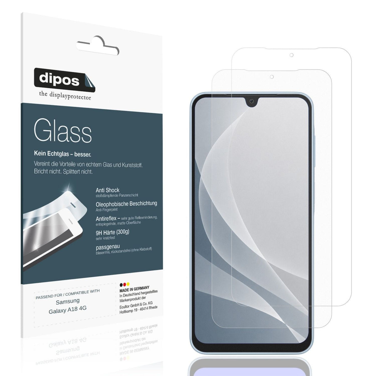 Displayschutz hergestellt in Deutschland, höchste Qualität made in Germany
