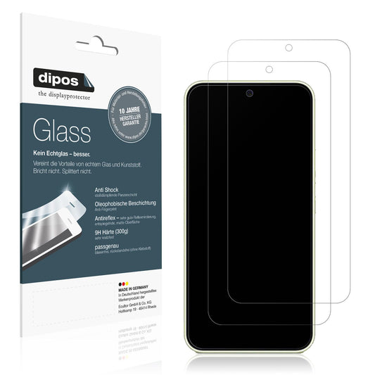 Matte Displayschutzfolie von dipos passend für Samsung Galaxy A54 5G, 9H kratzfest und blasenfrei montiert