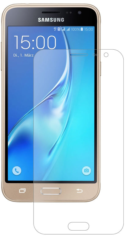Matte Displayschutzfolie von dipos passend für Samsung Galaxy J3 (2016), 9H kratzfest und blasenfrei montiert