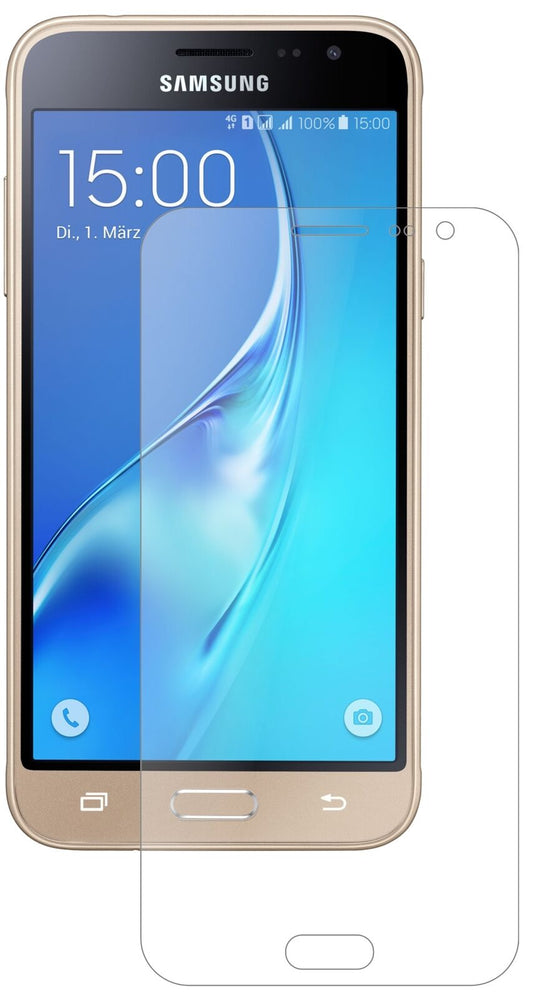 Matte Displayschutzfolie von dipos passend für Samsung Galaxy J3 (2016), 9H kratzfest und blasenfrei montiert