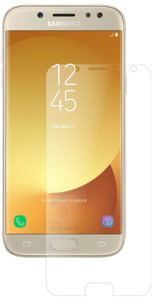 Matte Displayschutzfolie von dipos passend für Samsung Galaxy J5 2017, 9H kratzfest und blasenfrei montiert