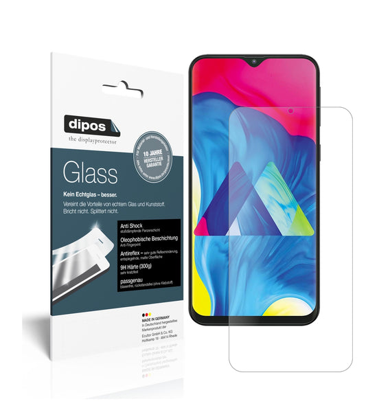 Matte Displayschutzfolie von dipos passend für Samsung Galaxy M10, 9H kratzfest und blasenfrei montiert