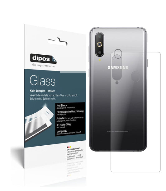Matte Displayschutzfolie von dipos passend für Samsung Galaxy M40 Rückseite, 9H kratzfest und blasenfrei montiert