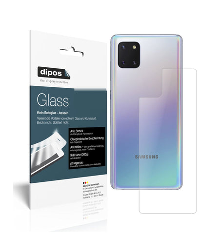 Matte Displayschutzfolie von dipos passend für Samsung Galaxy Note 10 Lite Rückseite, 9H kratzfest und blasenfrei montiert