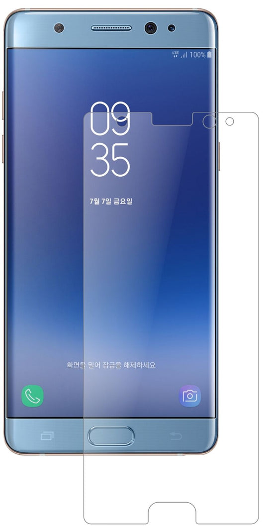 Matte Displayschutzfolie von dipos passend für Samsung Galaxy Note FE, 9H kratzfest und blasenfrei montiert