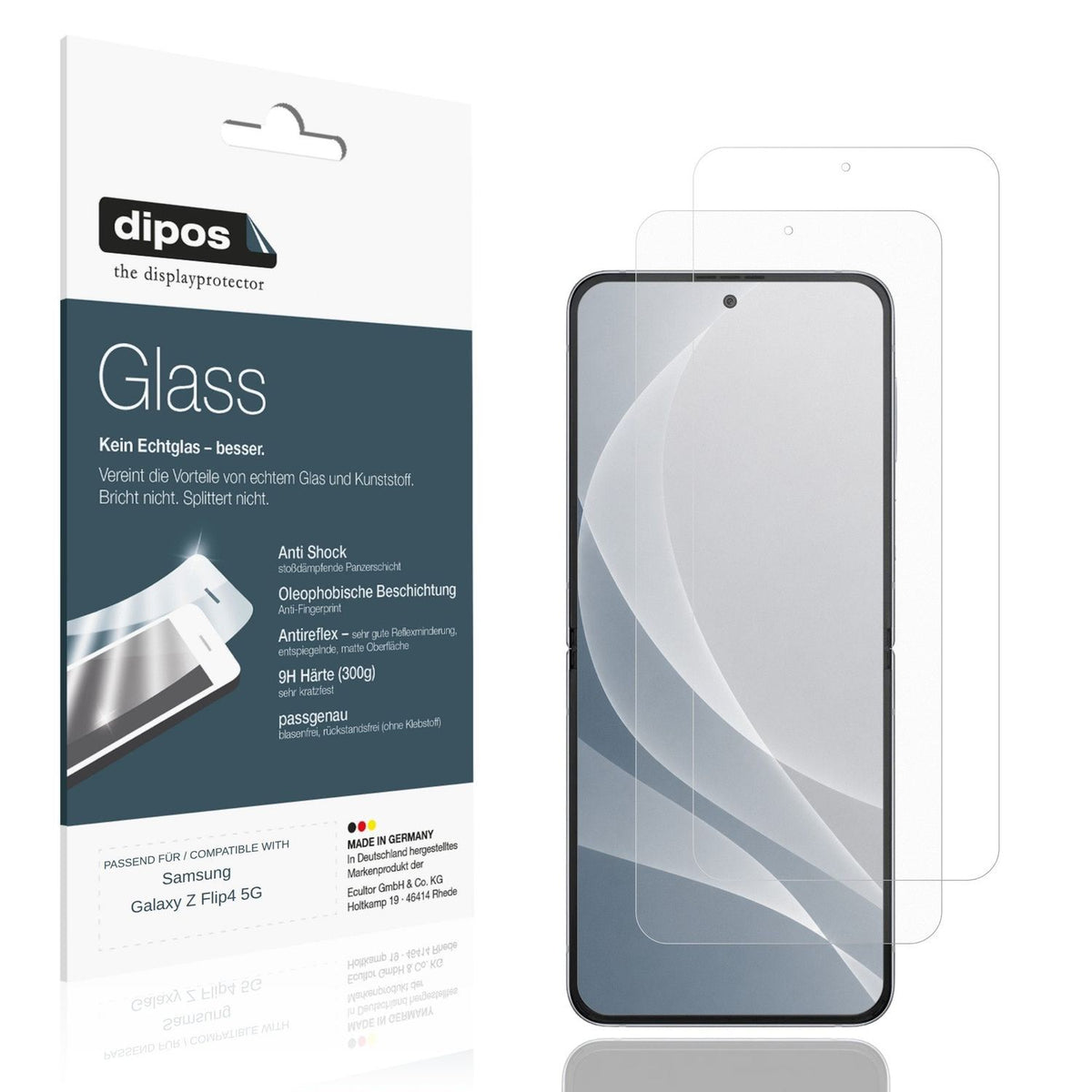 Displayschutz hergestellt in Deutschland, höchste Qualität made in Germany