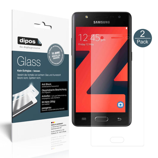 Matte Displayschutzfolie von dipos passend für Samsung Z4, 9H kratzfest und blasenfrei montiert