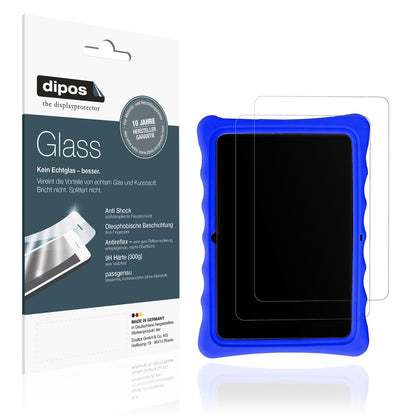 Matte Displayschutzfolie von dipos passend für SaveFamily Evolution Kids Tablet, 9H kratzfest und blasenfrei montiert